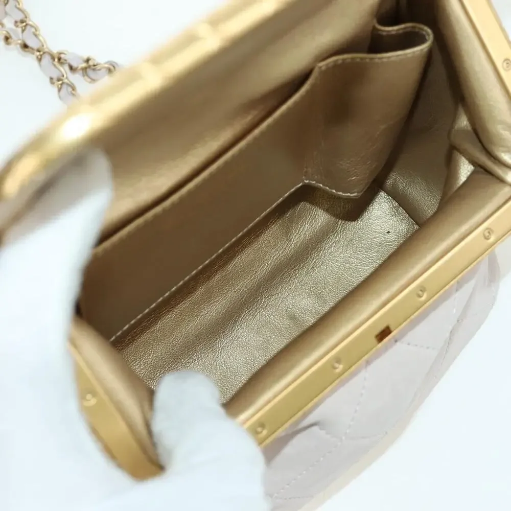 Chanel Chain Matelasse Shoulder Bag Pink